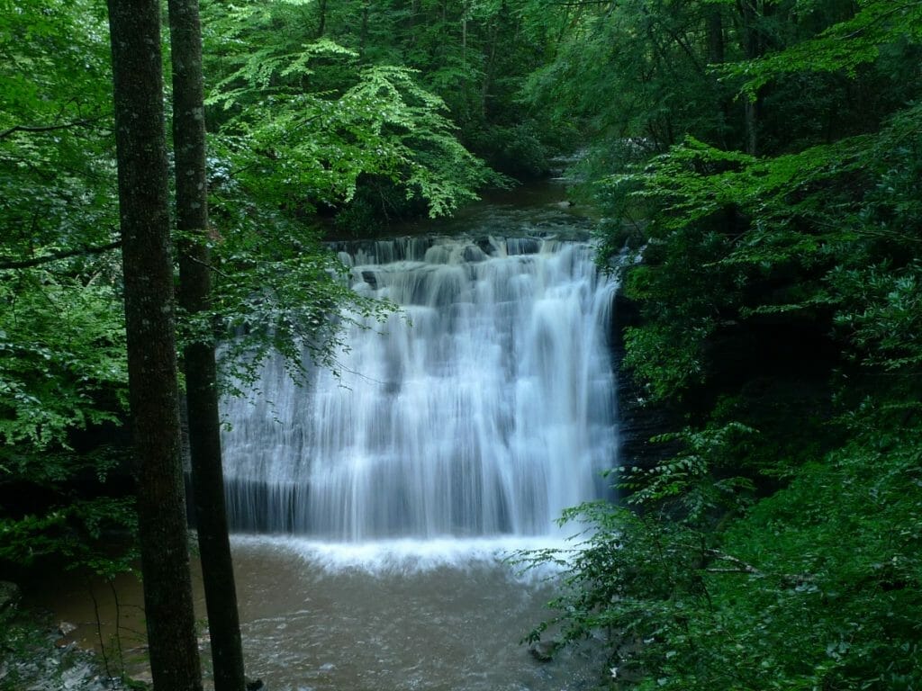 Waterfall in Little Stony National Trail